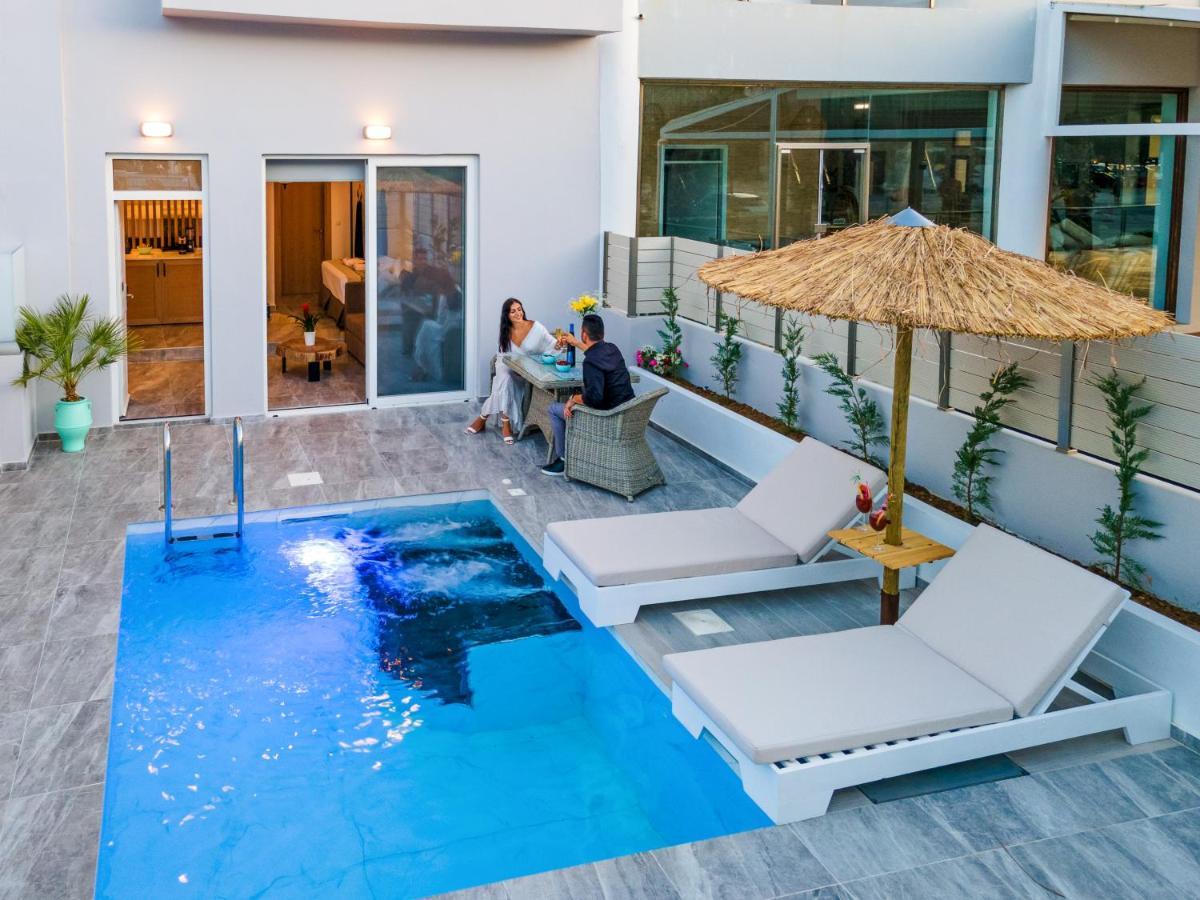 Delfina Boutique Hotel Paralia Kourna Exterior foto